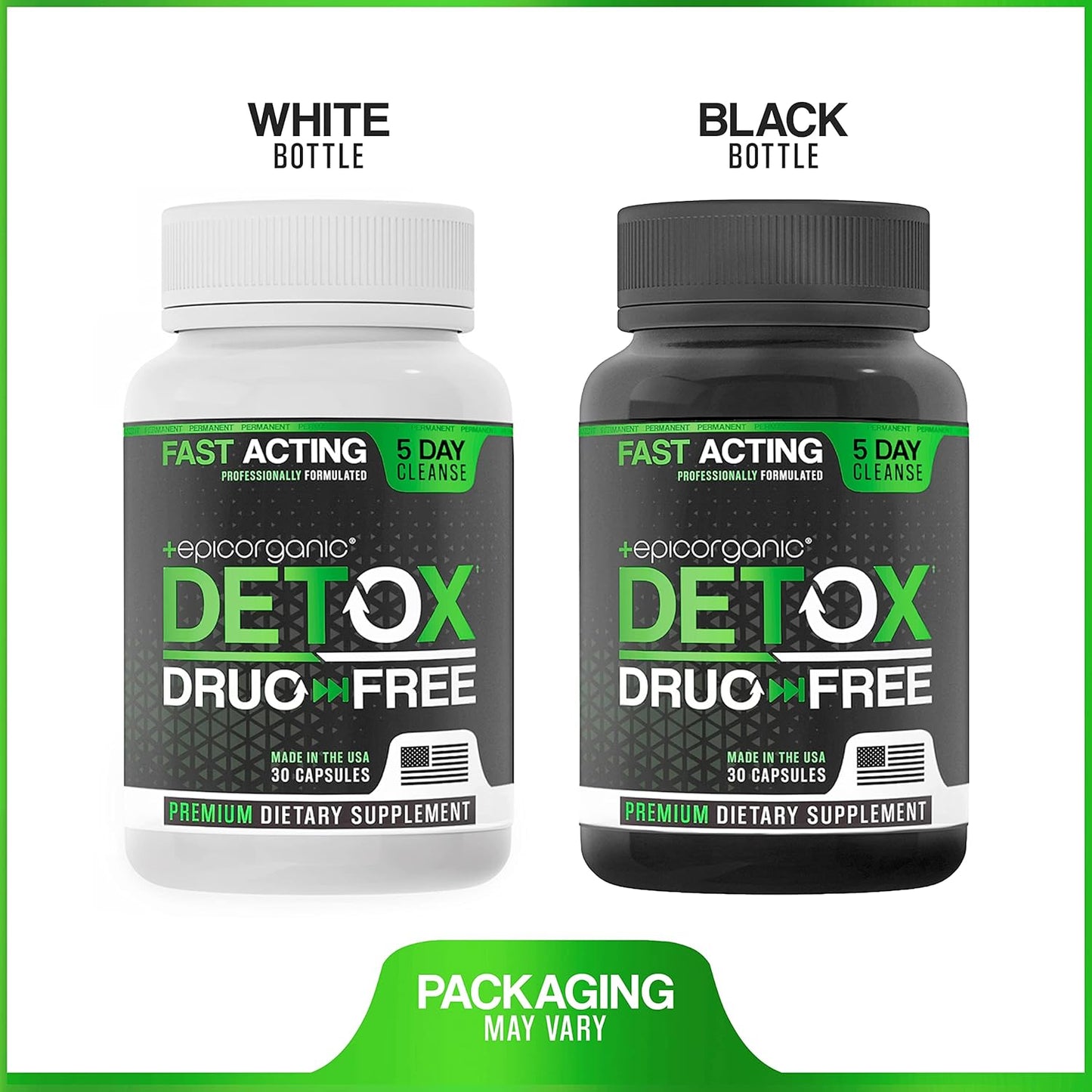 5 Day Organic Detox Cleanse for Colon & Liver | Promotes Healthy Gut Support | Men & Women | Made in USA | 30 Capsules