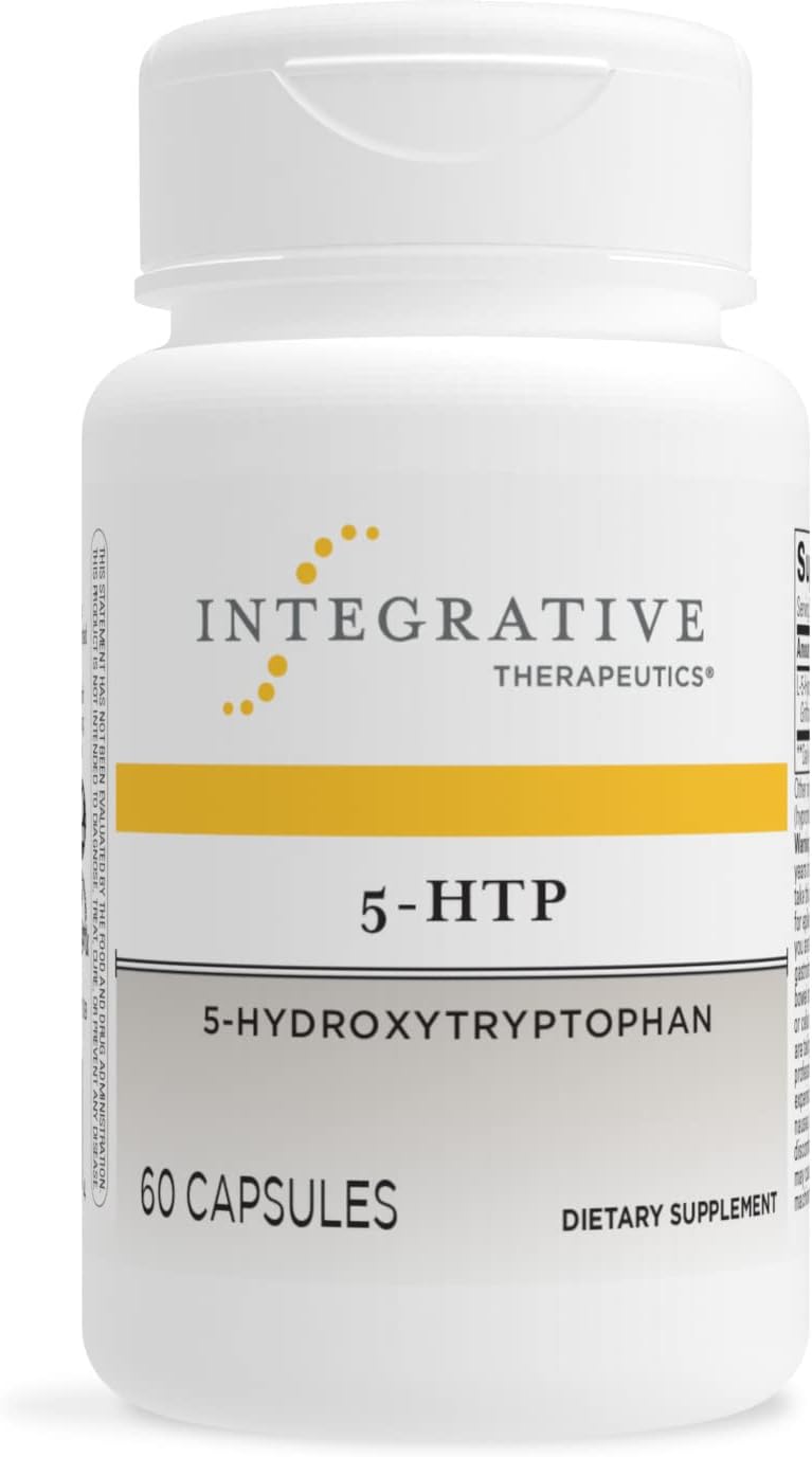 5-HTP (5-Hydroxytryptophan) Capsules for Sleep Support and Positive Outlook - 60 Count by Integrative Therapeutics