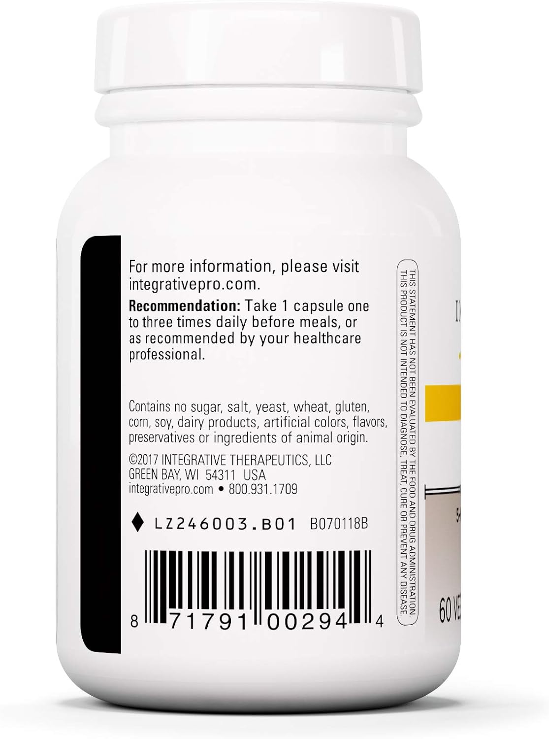 5-HTP (5-Hydroxytryptophan) Capsules for Sleep Support and Positive Outlook - 60 Count by Integrative Therapeutics