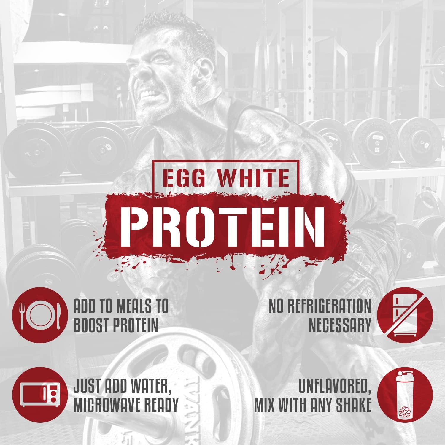 5% Nutrition Egg White Crystals - 100% Pure Protein Powder, 20g Protein, Easy Mixing & Storage, 0.84 lbs, 15 Servings
