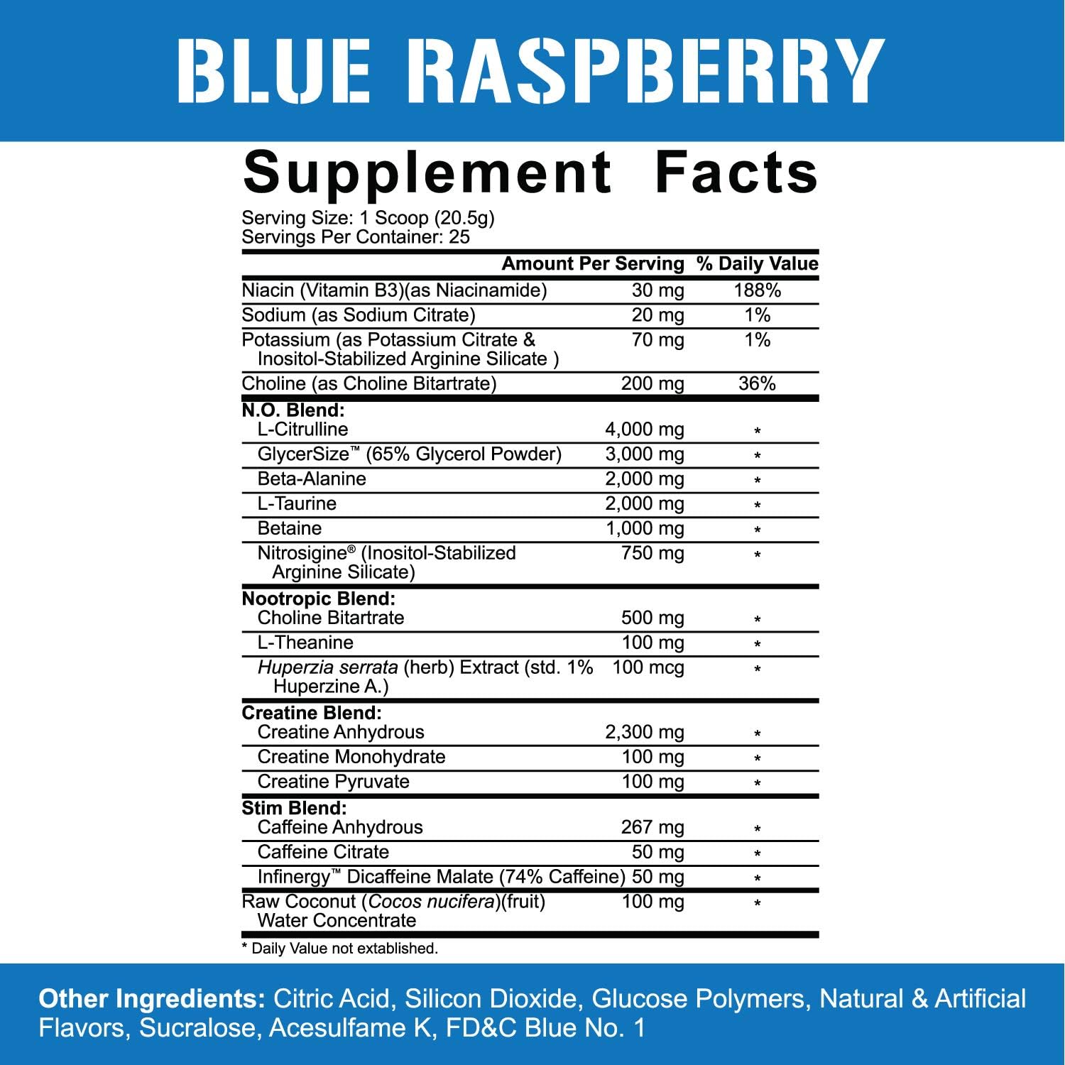 5% Nutrition Rich Piana Bundle: AllDayYouMay BCAA Powder + Kill It Reloaded Pre-Workout (Blue Raspberry)