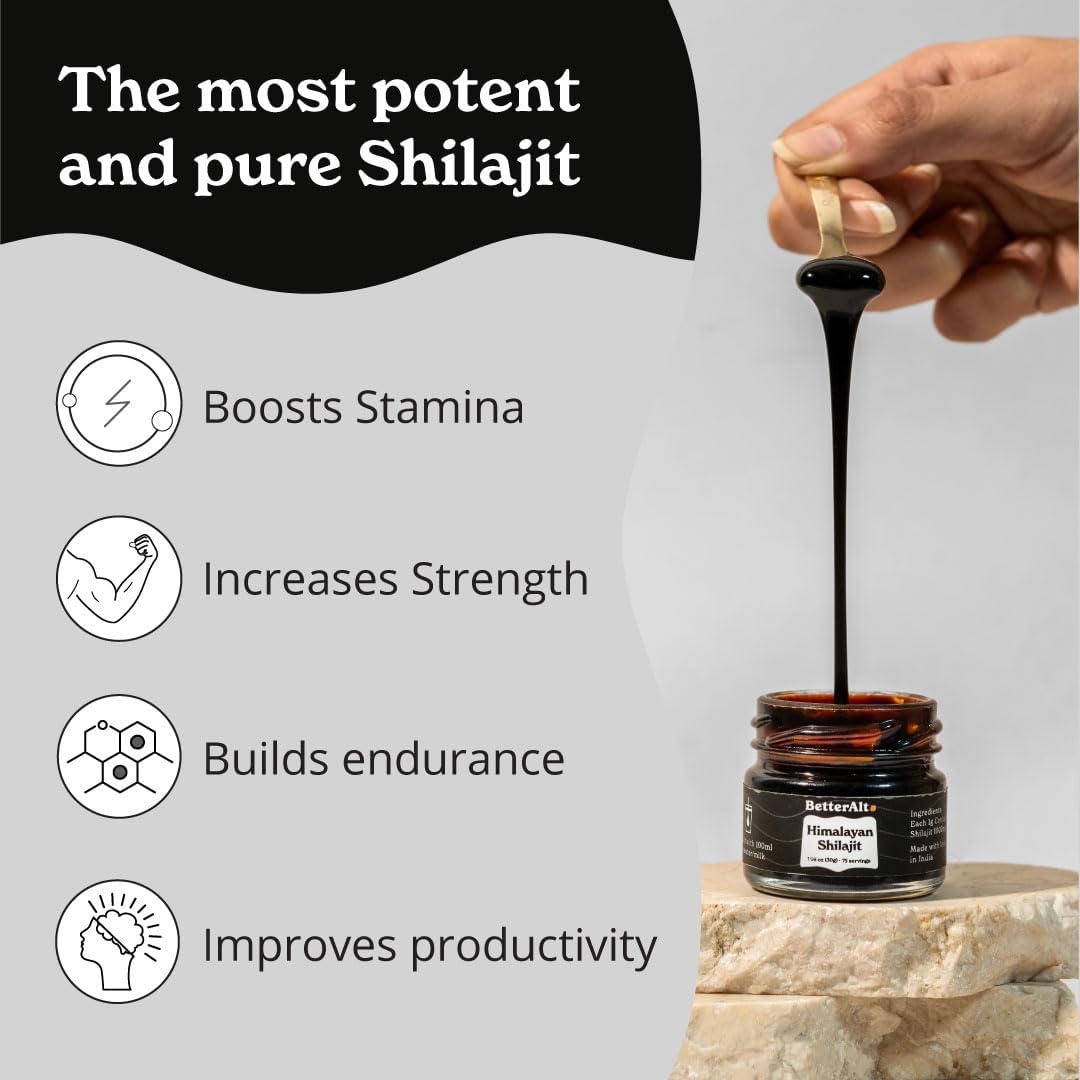 5 Pack Himalayan Shilajit Resin High Potency Gold Grade 375 Servings Energy Boost Immune Support