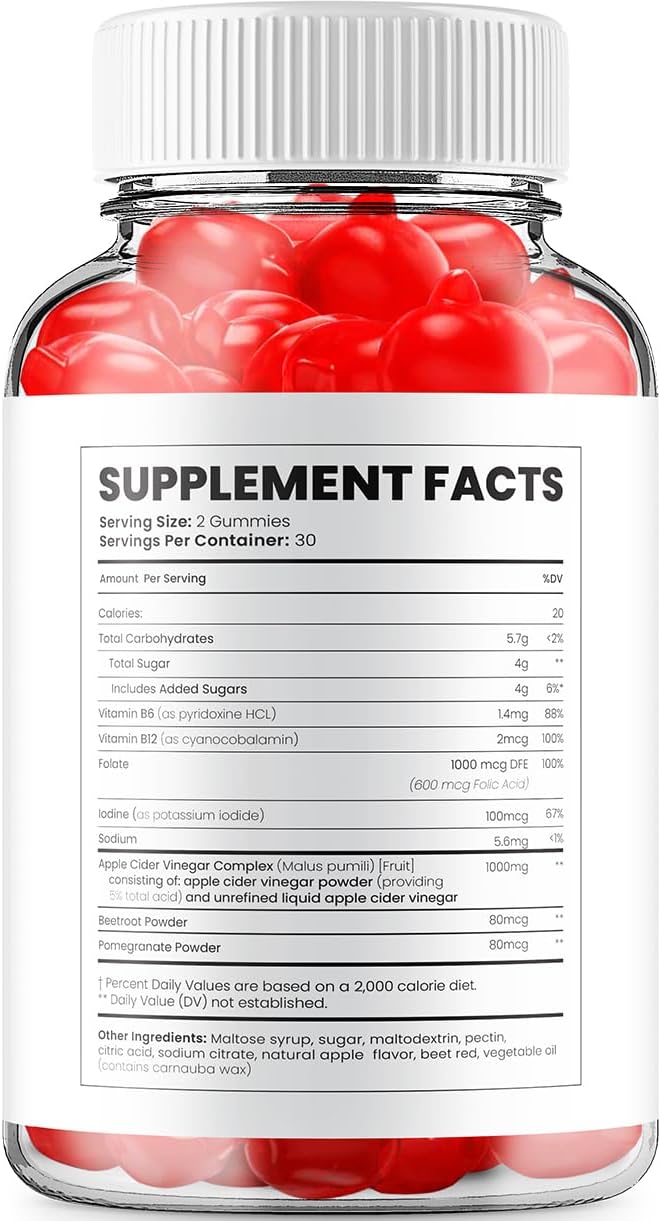 5 Pack Ignite Keto Plus ACV Gummies - Advanced Formula Apple Cider Vinegar Dietary Supplement (300 Gummies)