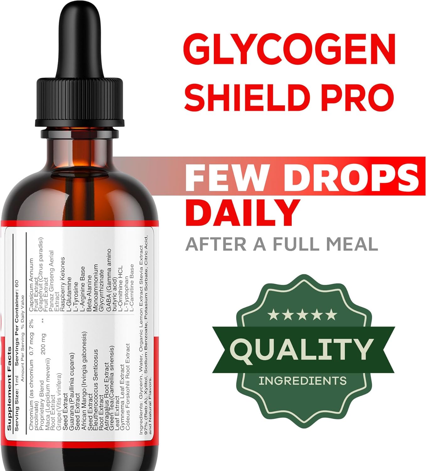 5 Pack LIVORKA Glycogen Shield Pro Drops - Support Supplement for 150 Days
