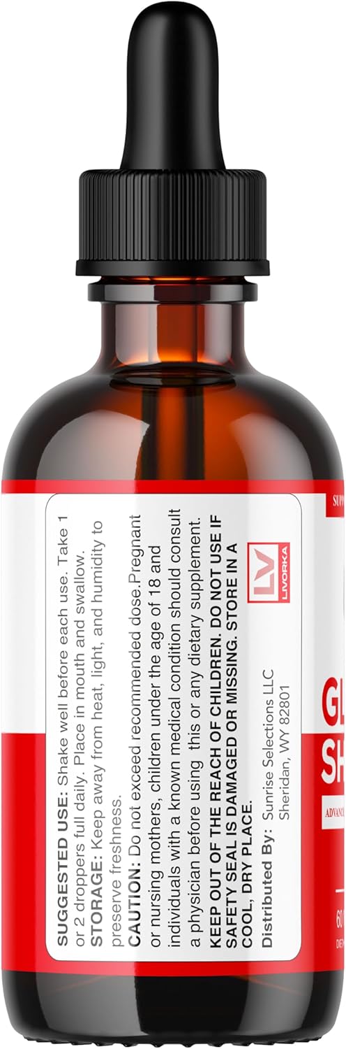 5 Pack LIVORKA Glycogen Shield Pro Drops - Support Supplement for 150 Days