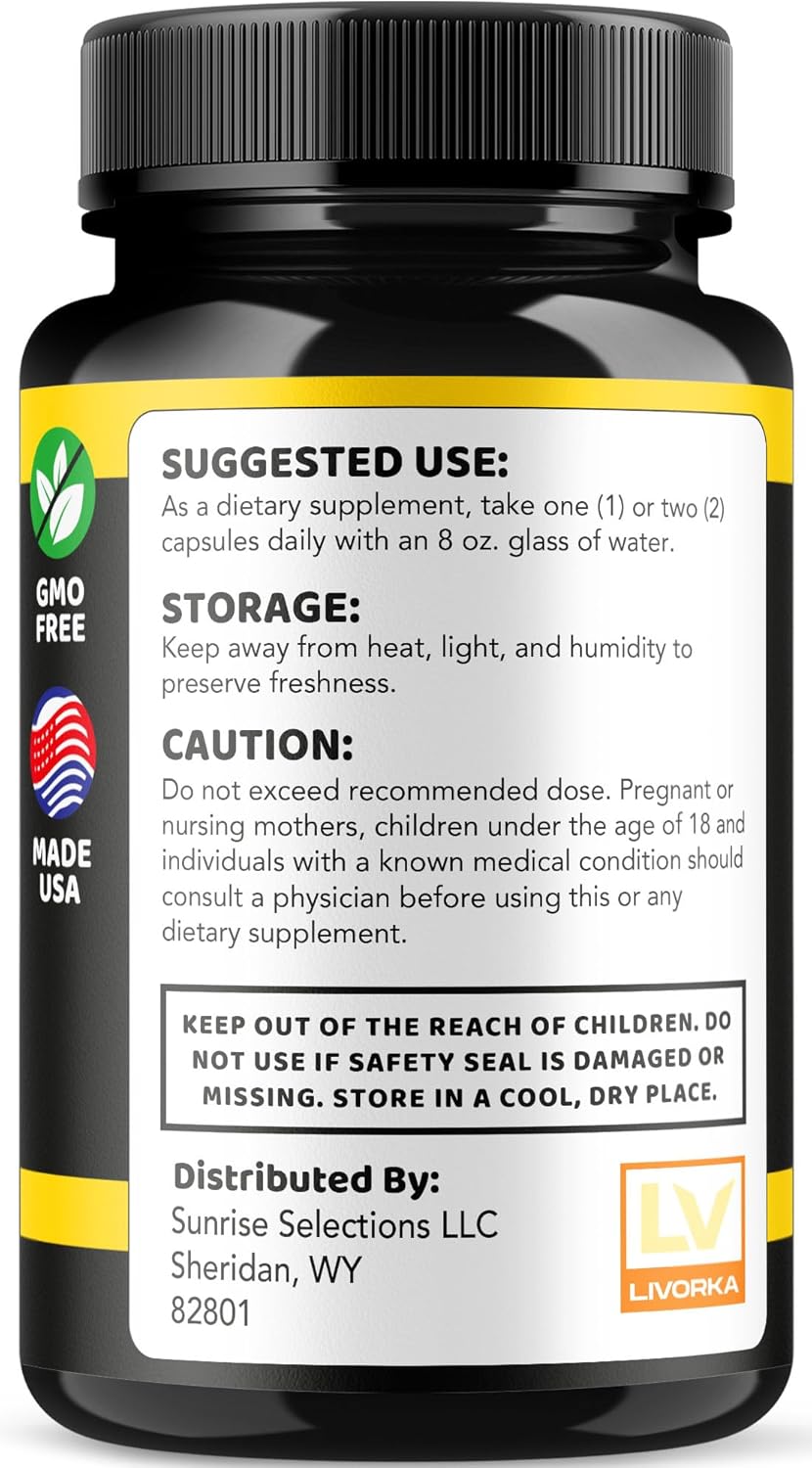 (5 Pack) LIVORKA MAX Strength Men's Booster XT Supplement - 300 Capsules, Reviews & Benefits