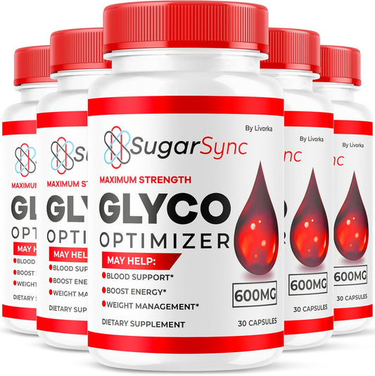5-Pack LIVORKA Sugar Sync Glyco Optimizer Capsules - Reviews & Benefits