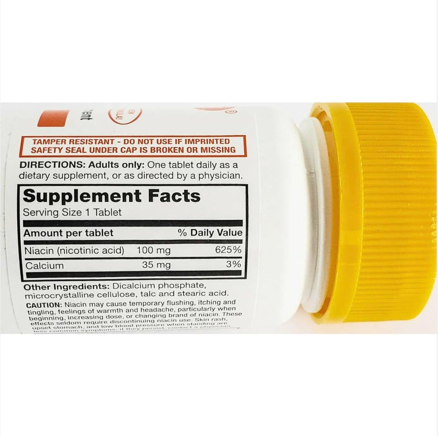 5-Pack NIACIN TAB 100MG Rugby 100 Tablets - Watson Labs, INC - Fast Shipping No Delays