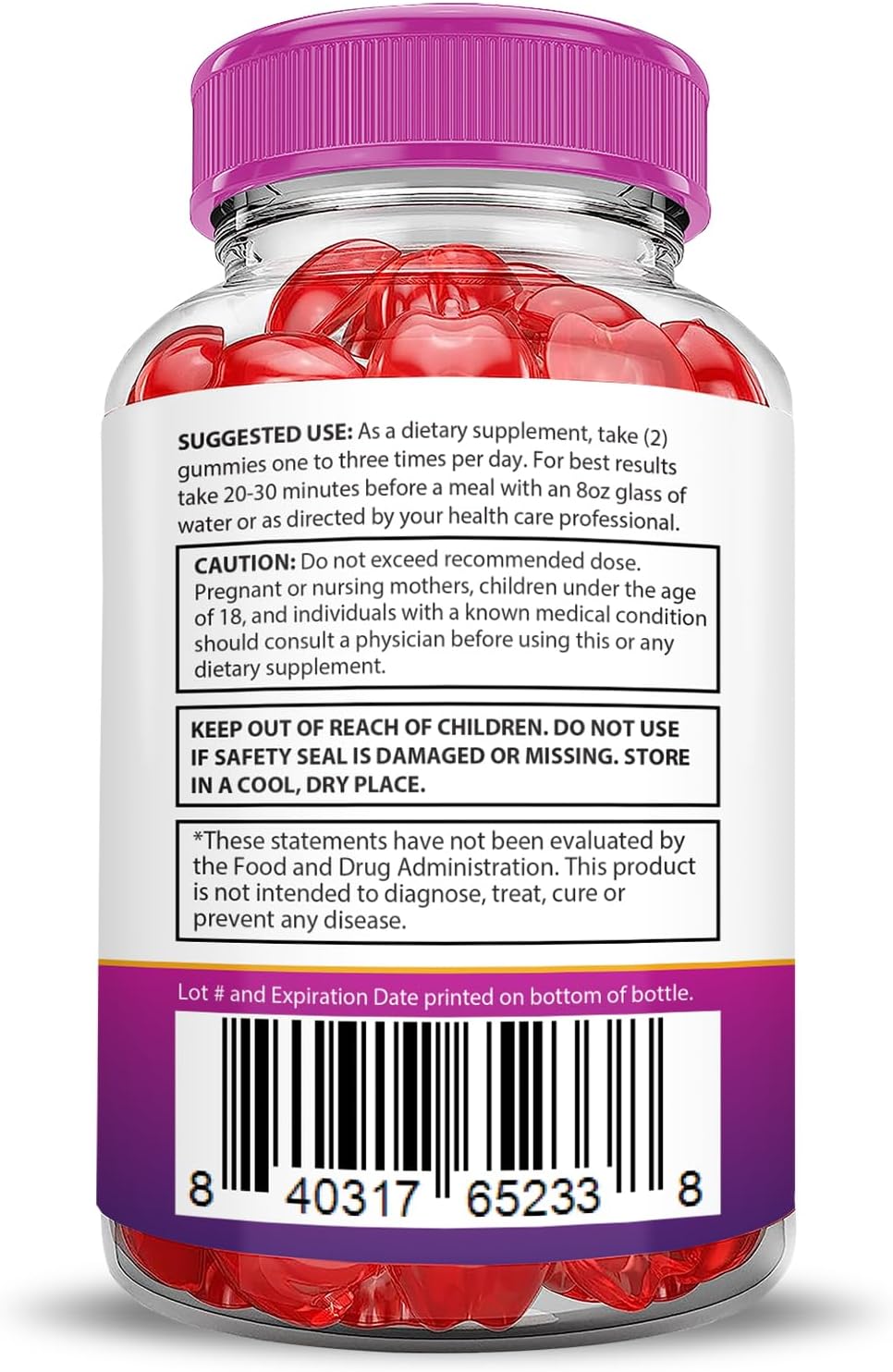 5 Pack of Justified Laboratories Ripped Results Keto ACV Gummies - Advanced Formula with 1000MG, Apple Cider Vinegar, Pomegranate Beet Juice Powder, B12 - Vegan, Non GMO (300 Gummies)