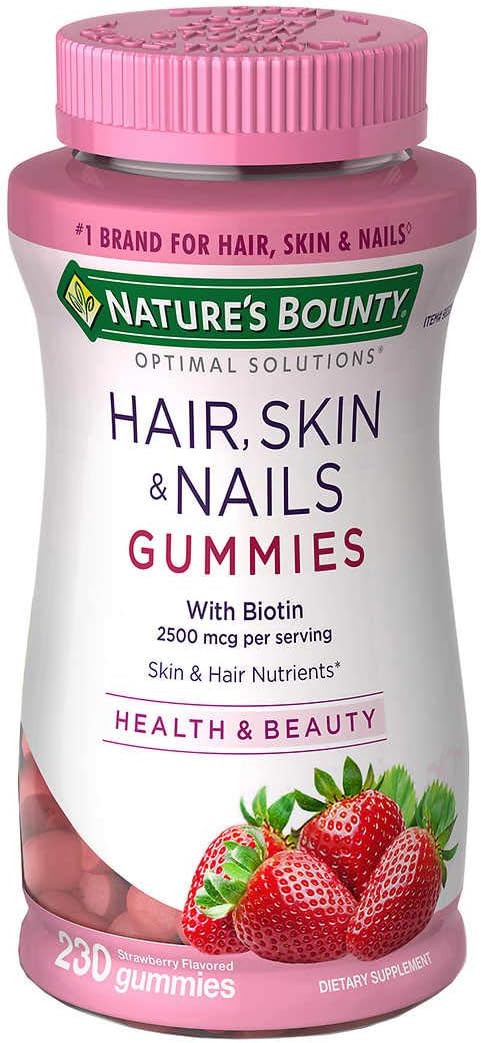 5 Pack of Nature's Bounty Hair, Skin, and Nails Gummies - 230 Count