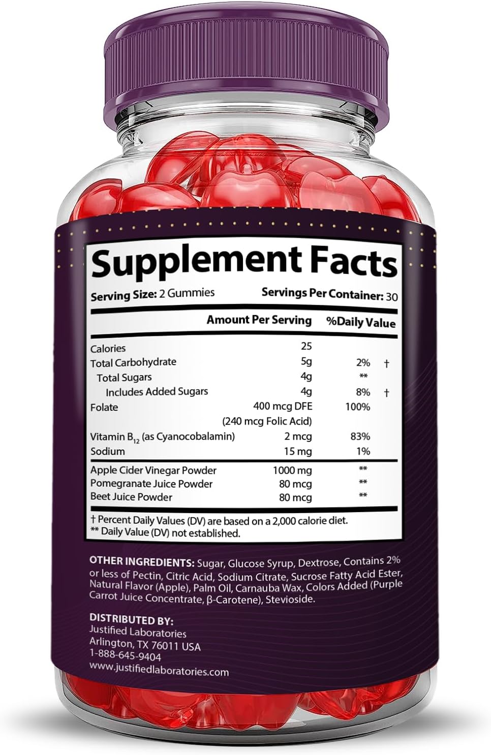 5 Pack Proton Protein Keto ACV Gummies - Advanced Formula with Pomegranate & Beet Juice Powder - 1000MG Apple Cider Vinegar Gummies - Vegan & Non-GMO - 300 Count - BoostGo Australia