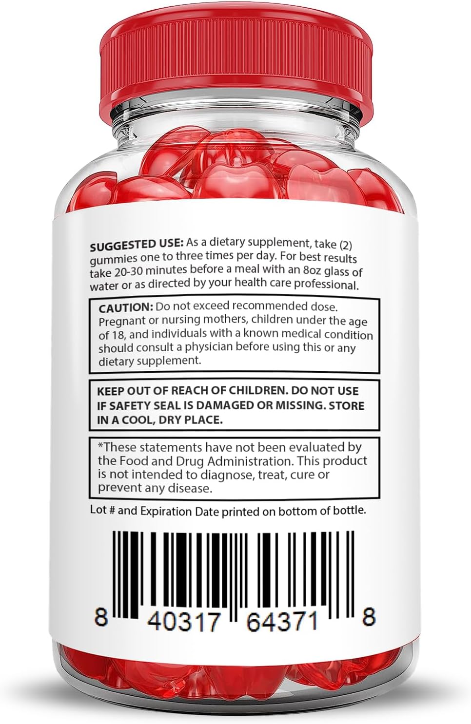 5 Pack Vital Grow XL Extreme 2000MG Performance Gummies with ACV, Pomegranate, Beet Juice Powder, B12 - 300 Gummys, Vegan & Non GMO