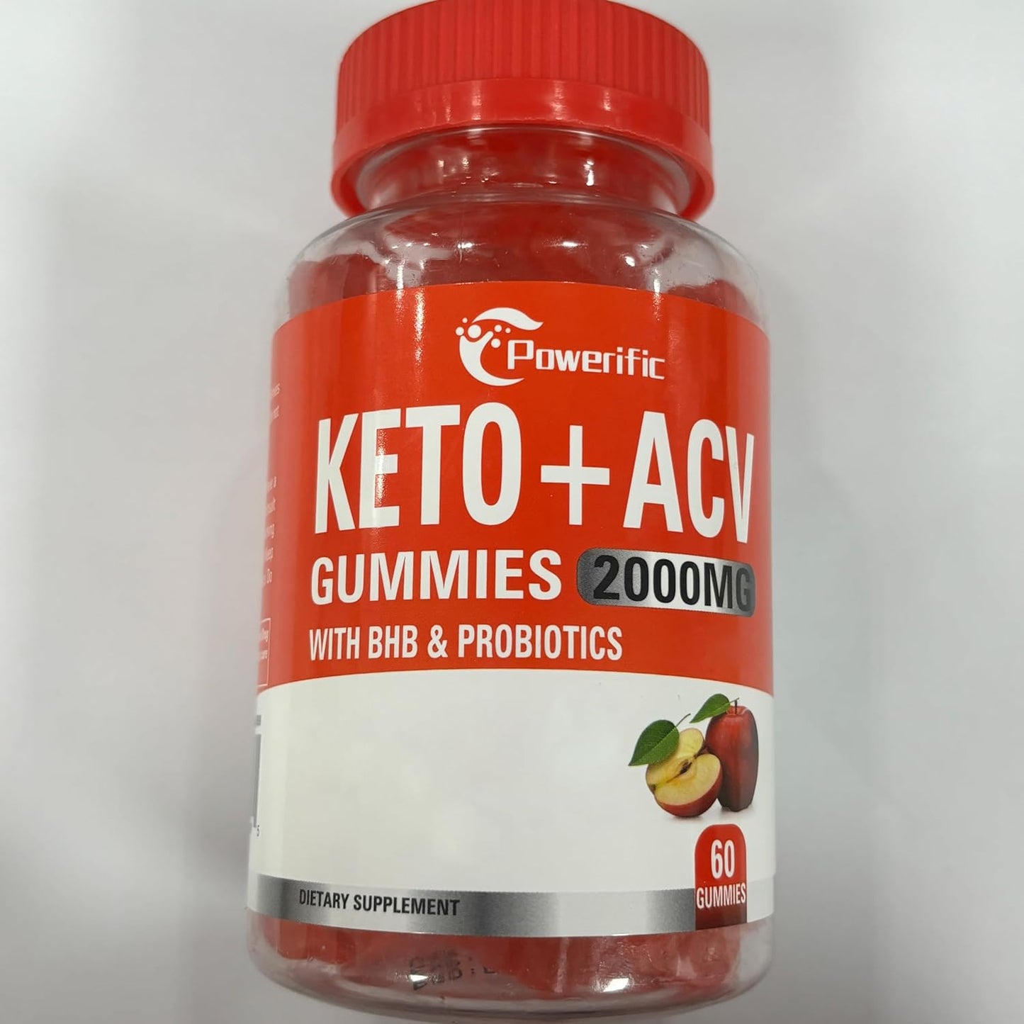 5 Packs of Powerific Apple Cider Vinegar Gummies for Daily Wellness Boost