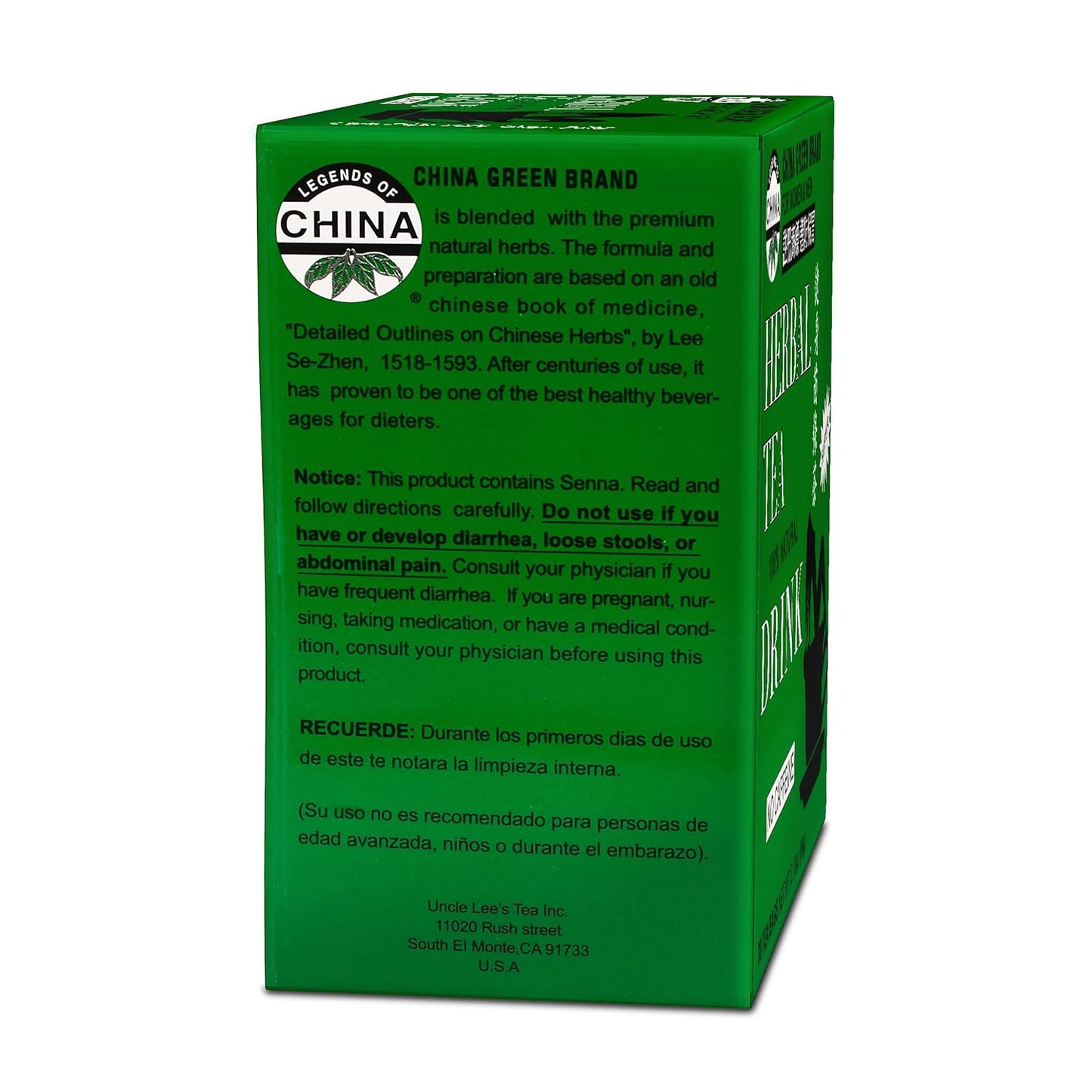 5 Packs of Uncle Lee's Tea Detox Tea with Senna Laxative - Herbal Tea Bags for Constipation Relief, Weight Management - 150 Tea Bags