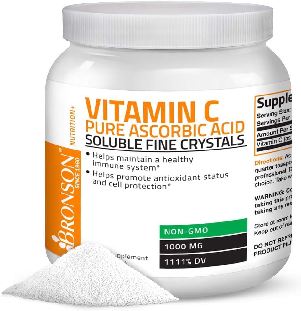 50 Billion CFU Probiotic Powder with Prebiotic, Apple Polyphenols, Pineapple Extract & Vitamin C - Non GMO, Soluble Fine Crystals
