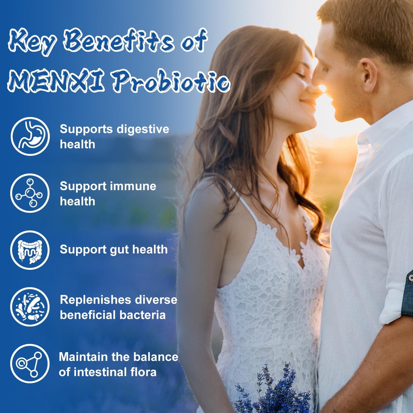 50 Billion CFU Probiotic Supplement with Prebiotics for Digestive, Immune, and Gut Health - 18 Strains for Diarrhea, Gas, and Bloating Relief - Daily Probiotics for Men and Women - 60ct