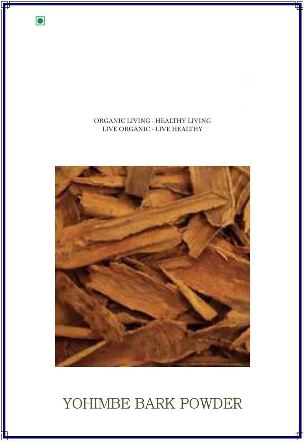 50 g RJ Yohimbe Bark Powder - Natural Supplement for Men's Health