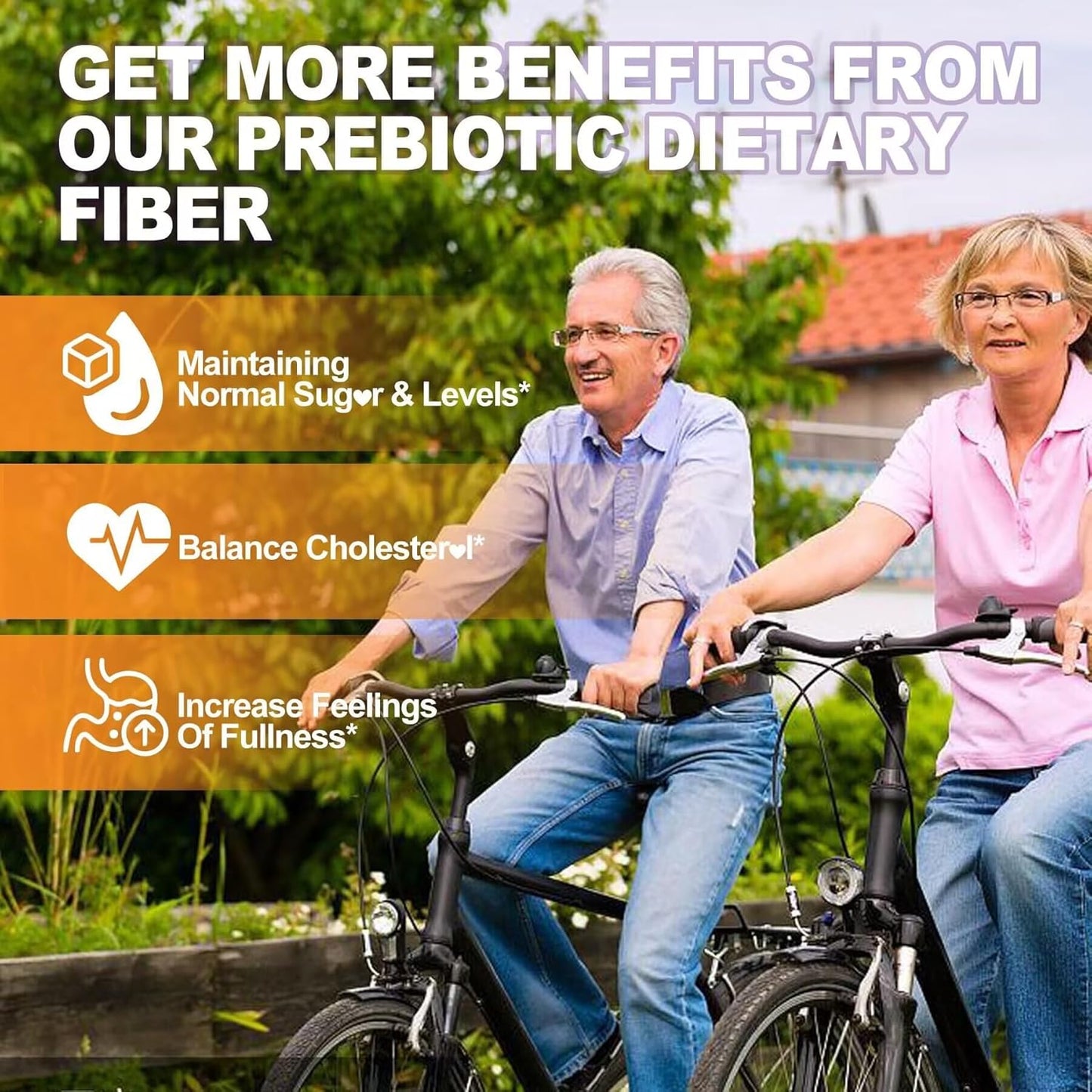 50+ Men's and Women's Multivitamin with Prebiotic Fiber Bundle - 3 Pack