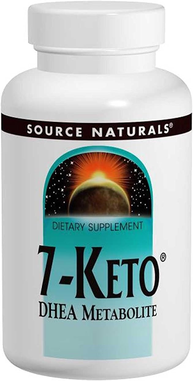 50 mg 7-Keto DHEA Metabolite Tabs by Source Naturals for Metabolism Boost