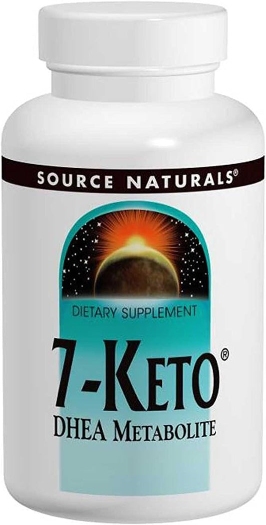 50 mg 7-Keto DHEA Metabolite Tabs by Source Naturals for Metabolism Boost