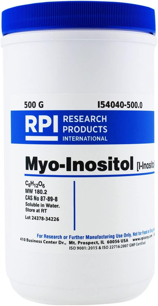 500 Grams of RPI Myo-Inositol Powder for Improved Health and Wellness