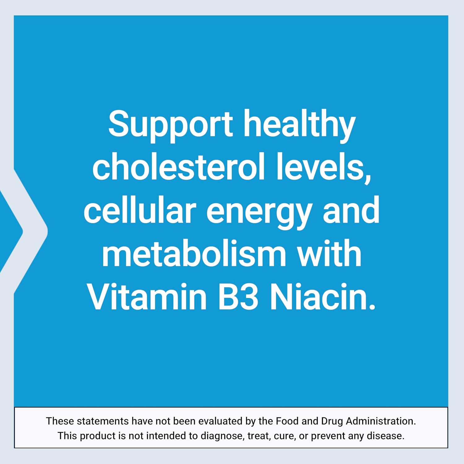 500 mg Life Extension Vitamin B3 Niacin Capsules for Heart Health and Energy Production, Gluten-Free, Non-GMO