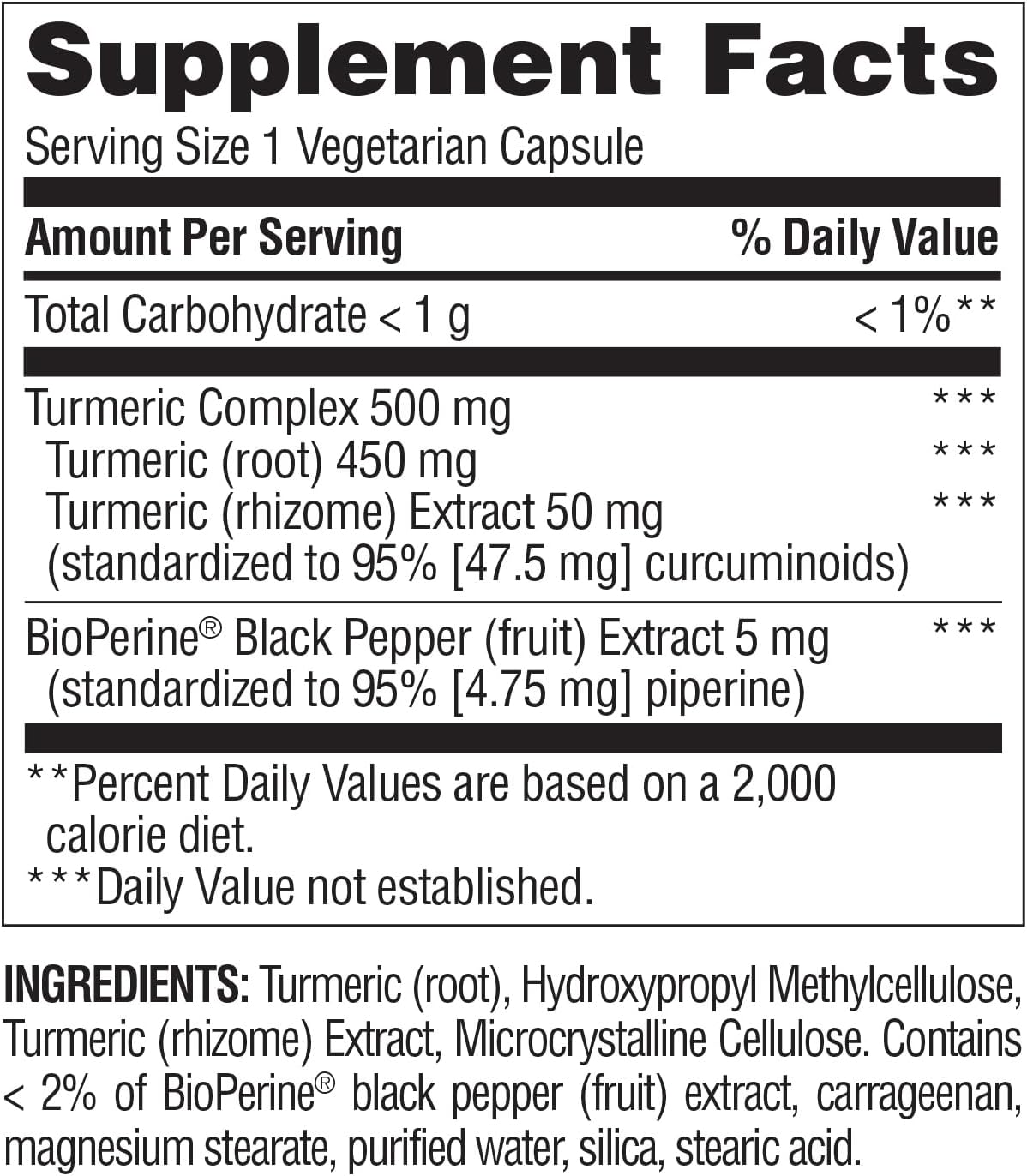 500 mg Turmeric Supplement with BioPerine for Joint Health - Enhanced Absorption Complex for Mobility and Comfort - 90 Vegetarian Capsules