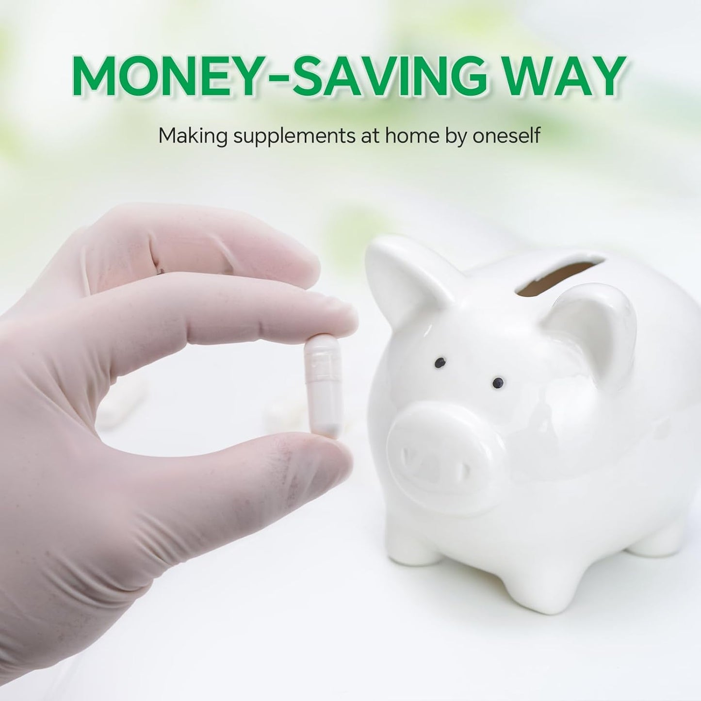 5,000 Count Plant Based Vegan Capsules Size 2 for DIY Supplements - Gluten Free, Non-GMO, Halal Certified with Filling Kit