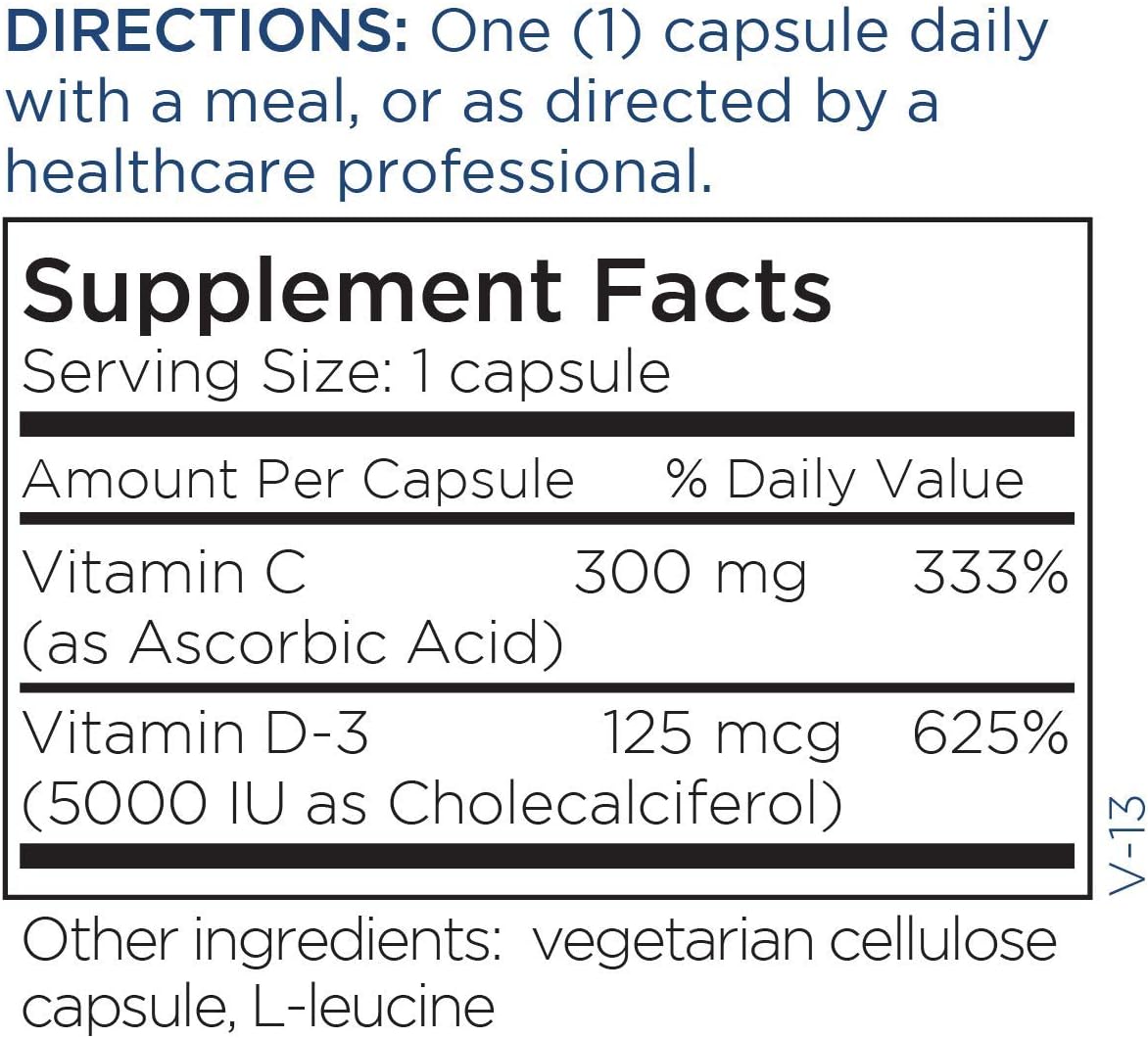5000 IU Vitamin D3 & Vitamin C Softgels for Bone, Immune, Mood, & Cardiovascular Support - High Absorption Formula with No Fillers (90 Capsules) - BoostGo Australia