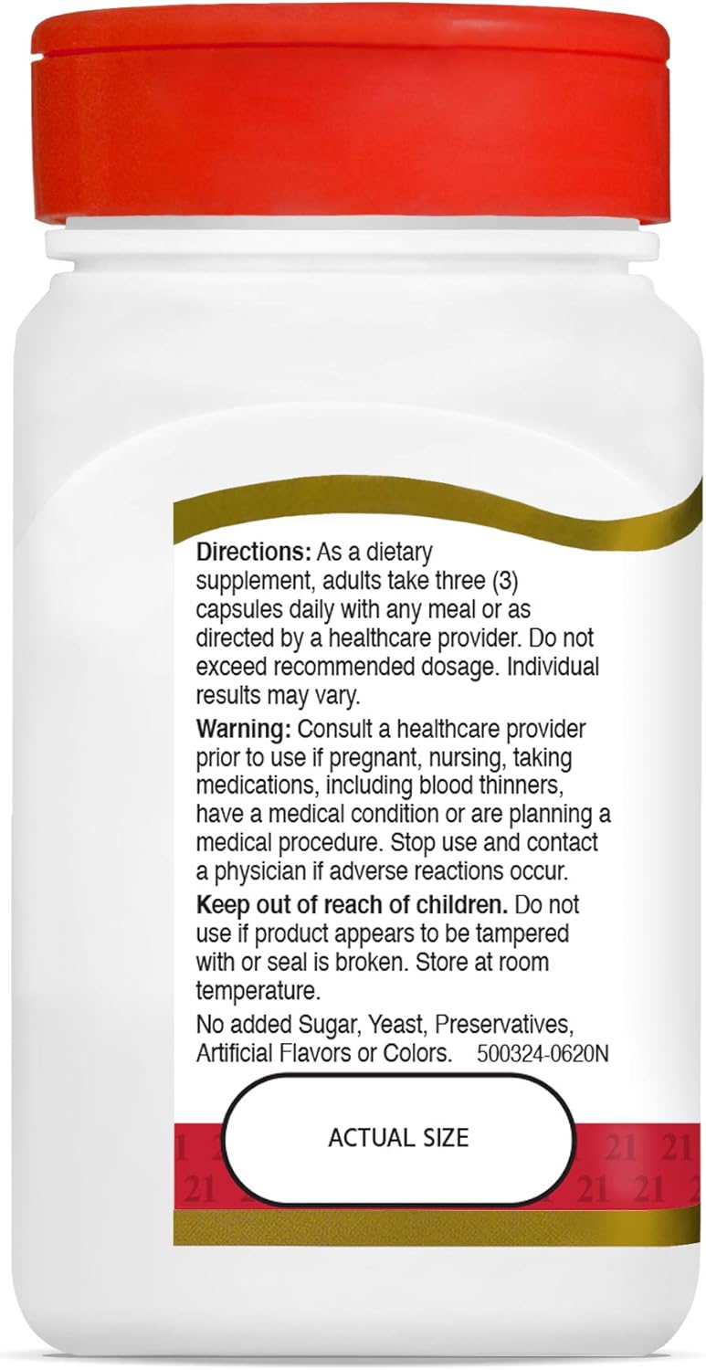 500/400mg Double Strength Glucosamine Chondroitin Capsules - 60 Count