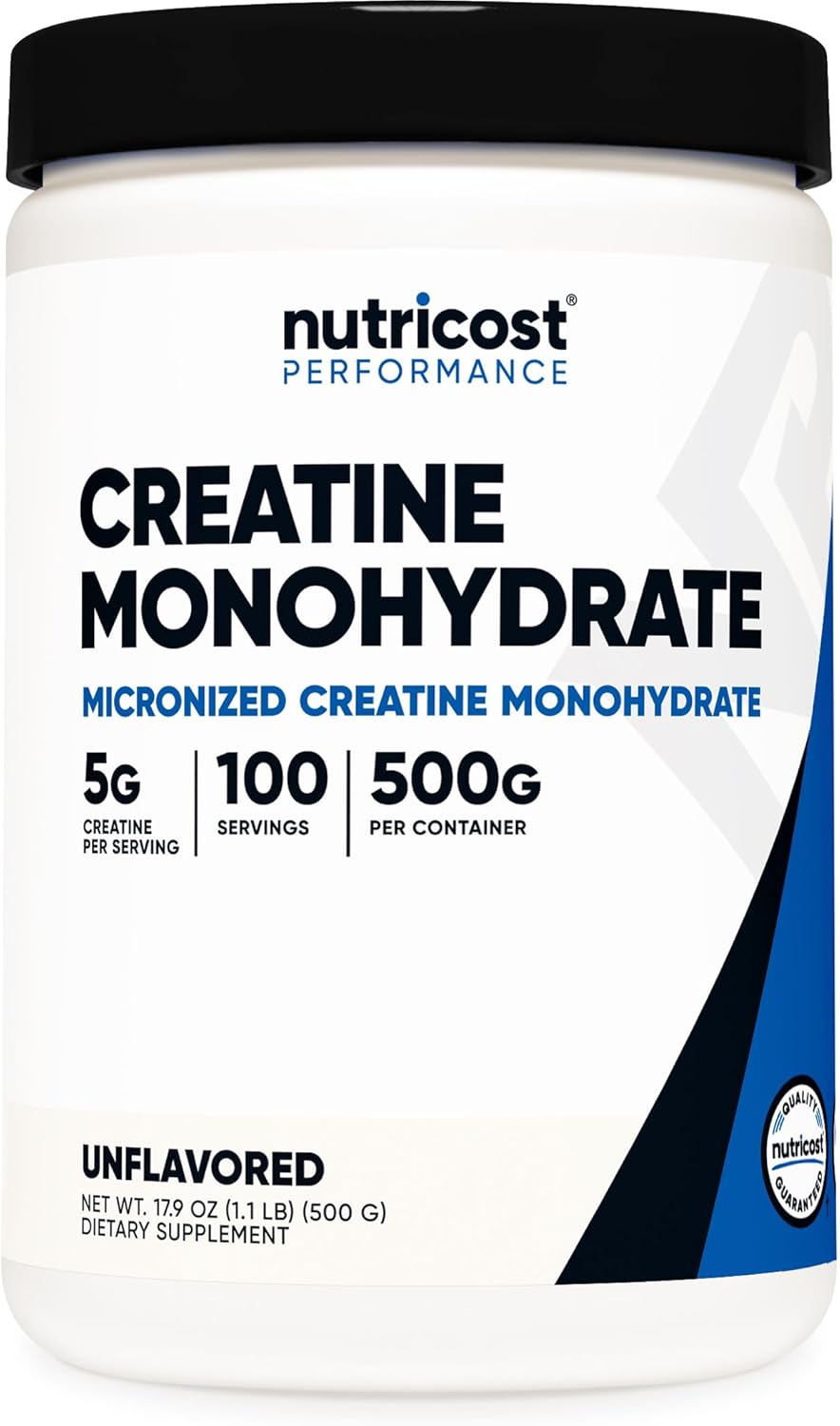 500g Creatine, 180 Nitric Oxide Capsules, and 180 ZMA Capsules Bundle from Nutricost