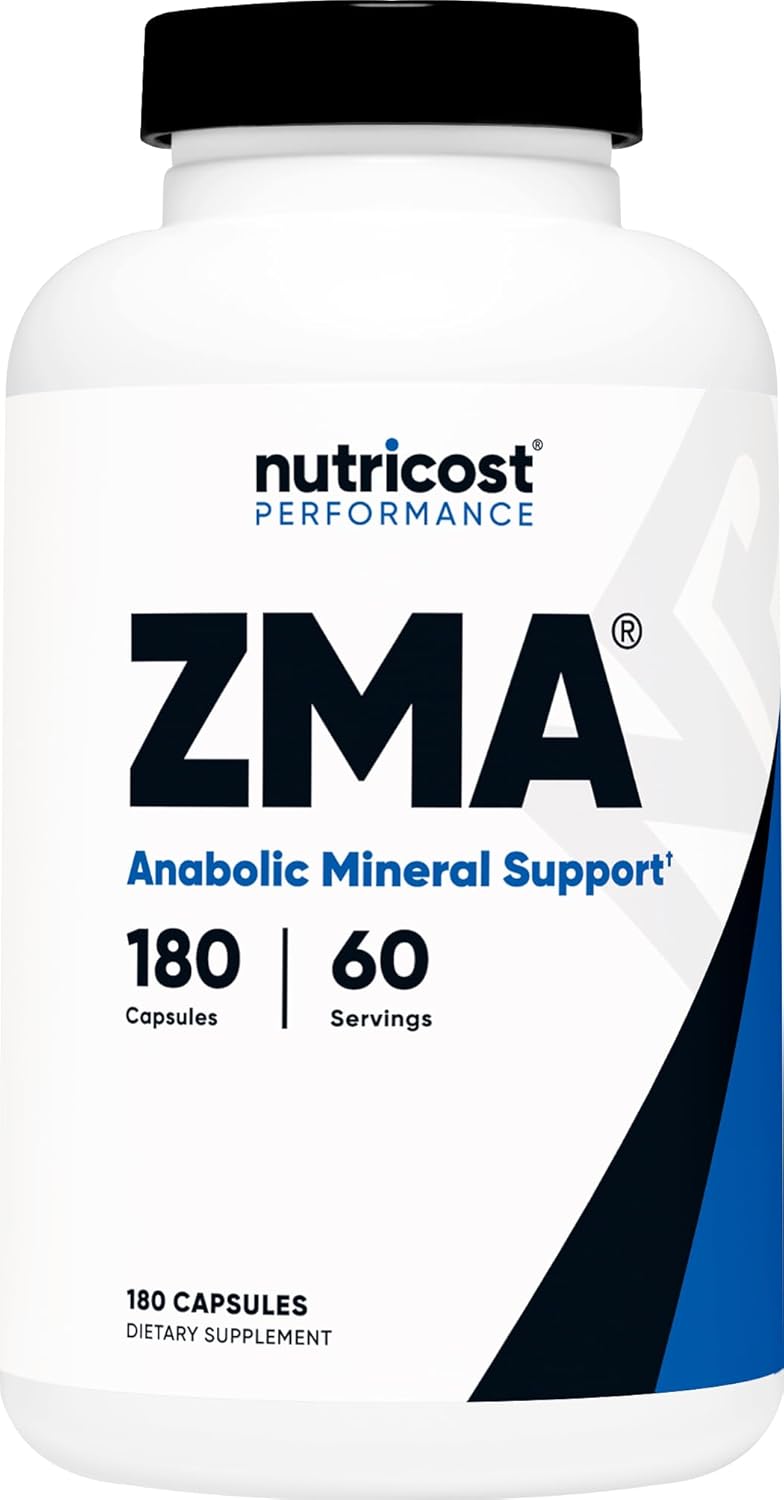 500g Creatine, 180 Nitric Oxide Capsules, and 180 ZMA Capsules Bundle from Nutricost