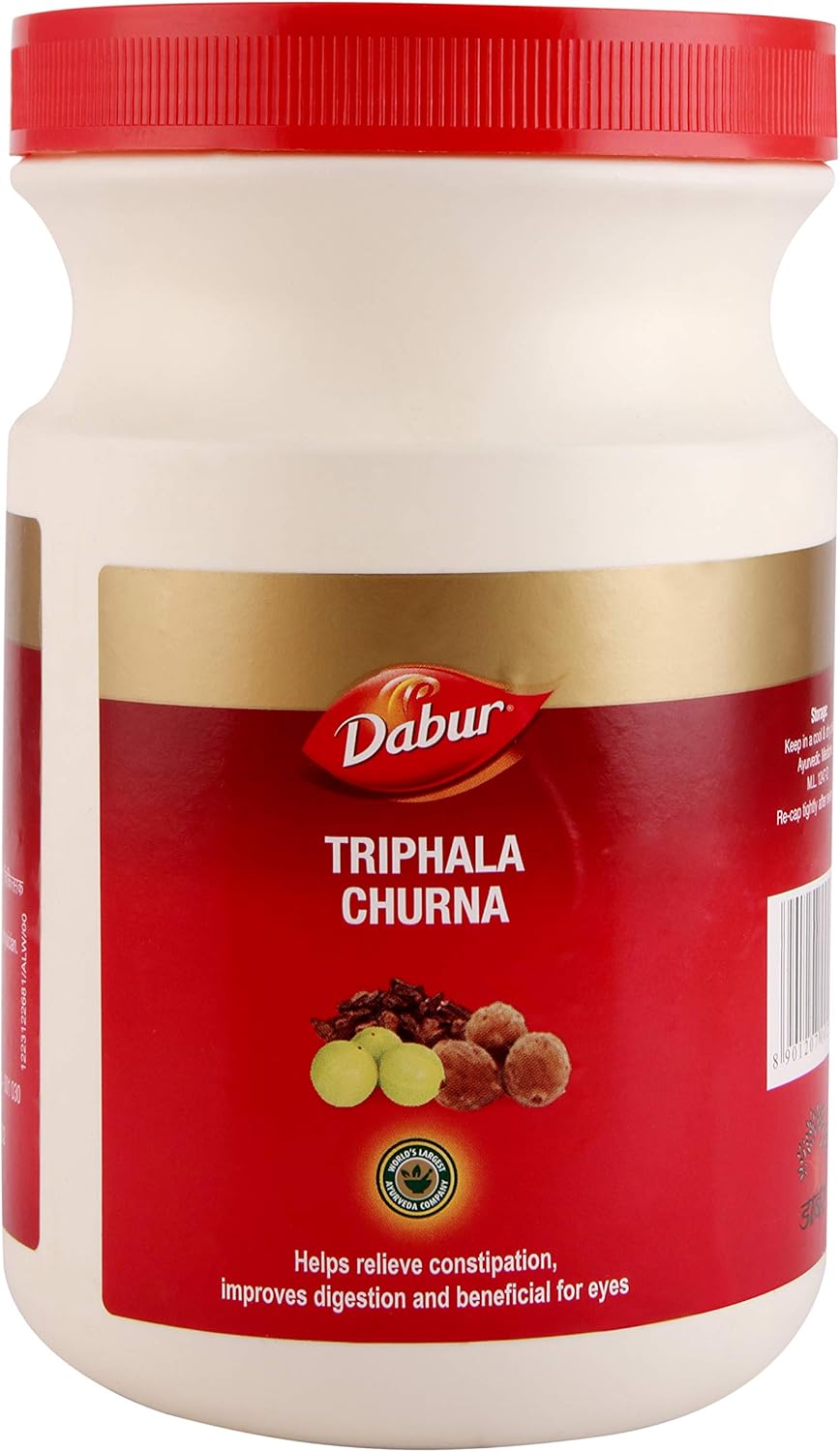 500g Dabur Triphala Churna: Ayurvedic Solution for Digestive Health