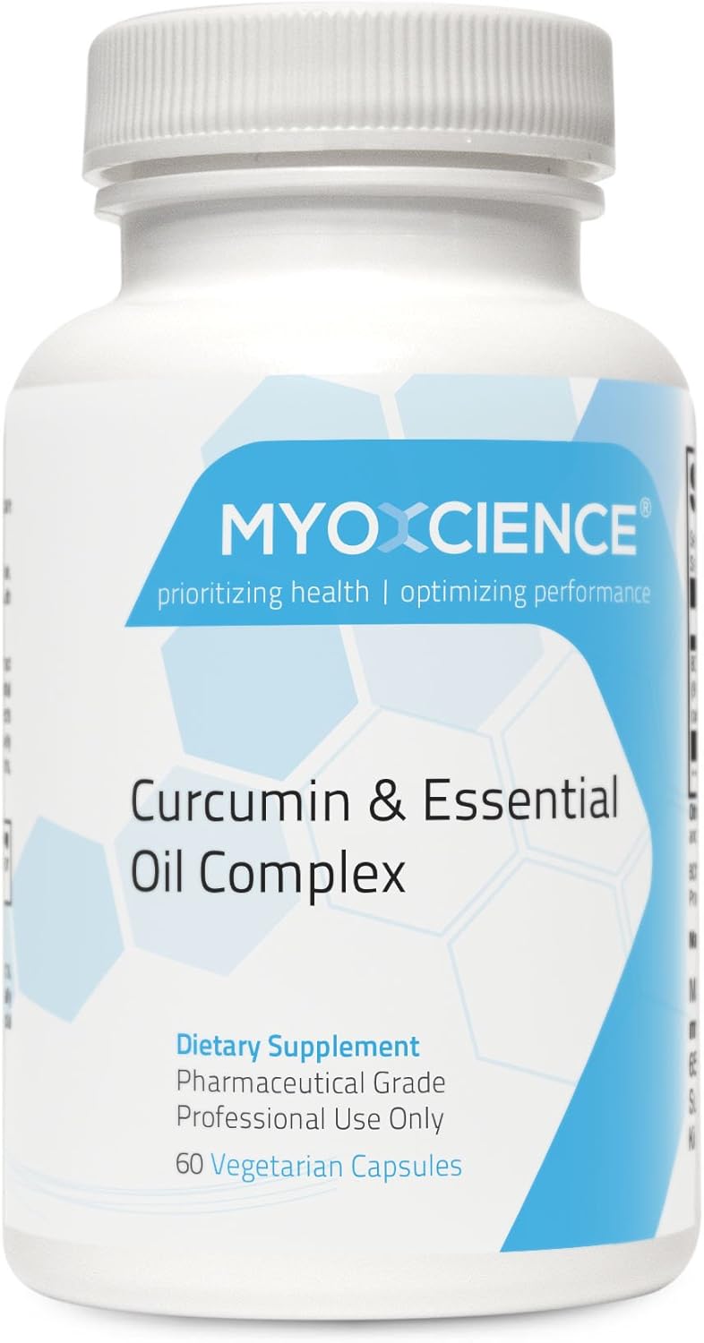 500mg BCM-95 Curcumin & Essential Oil Complex with Volatile Oils for Enhanced Absorption | MYOXCIENCE