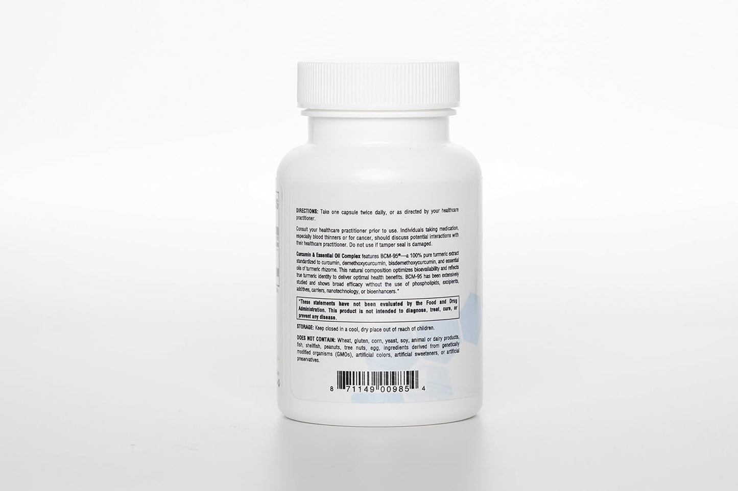 500mg BCM-95 Curcumin & Essential Oil Complex with Volatile Oils for Enhanced Absorption | MYOXCIENCE