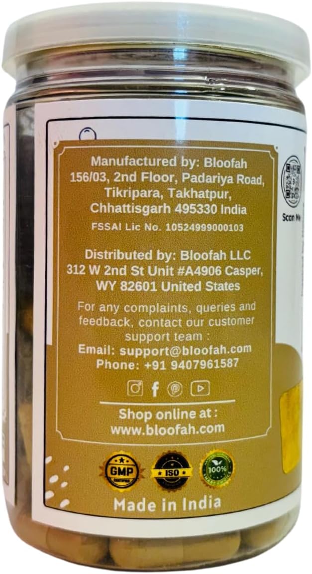 500mg Bloofah Ashwagandha Capsules | 10:1 Extract | Non-GMO, Gluten-Free | Herbal Supplement | GMP-Certified (60 Count)