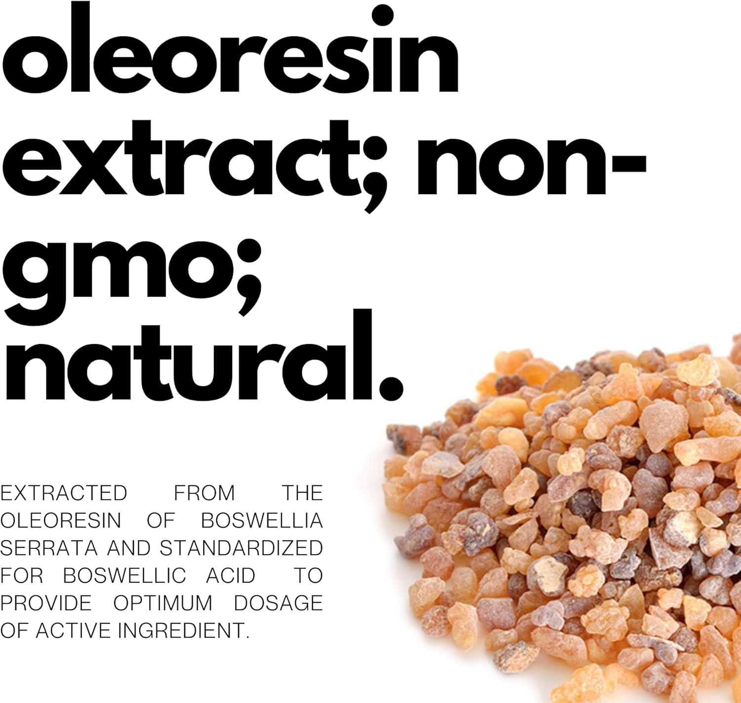 500mg Boswellia Serrata Extract Capsules - Supports Healthy Joints, Muscles - High in Boswellic Acids - 60 Capsules