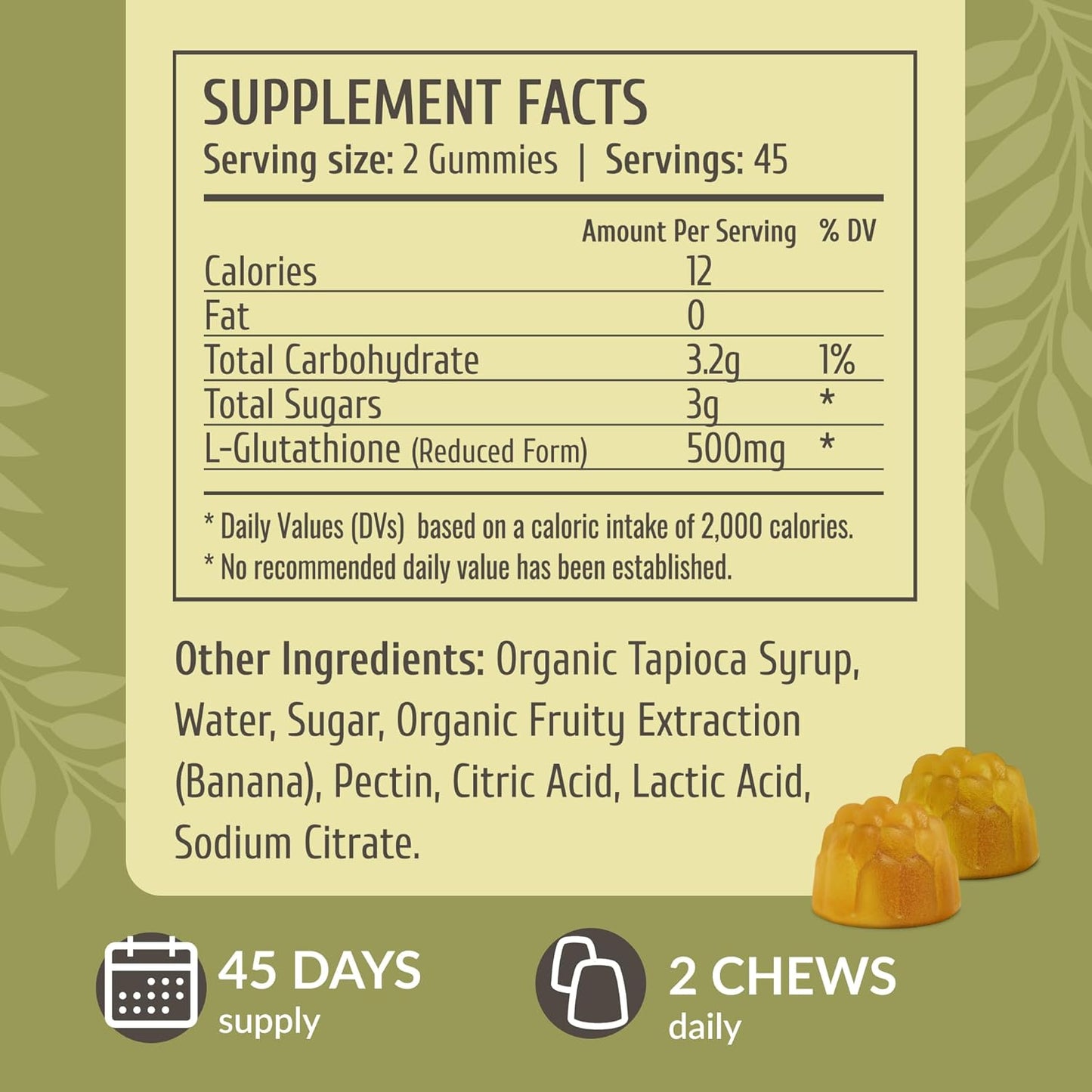 500mg Glutathione & 200mg CoQ10 Gummy Kit - Vegan & Non-GMO - 2 Pack - BoostGo Australia