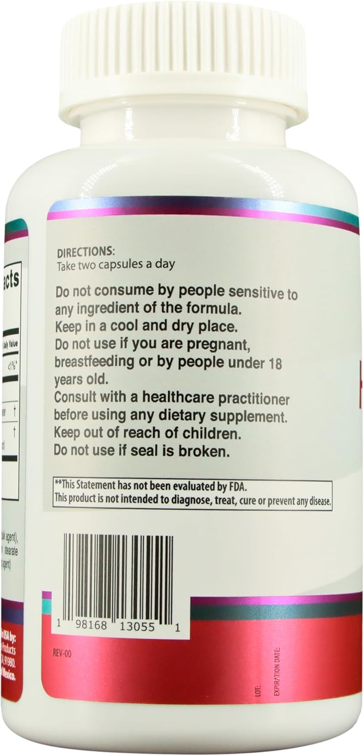 500mg Hydrolyzed Collagen + Resveratrol Capsules - 60 Count - Premium Quality Formula for Skin and Joint Health