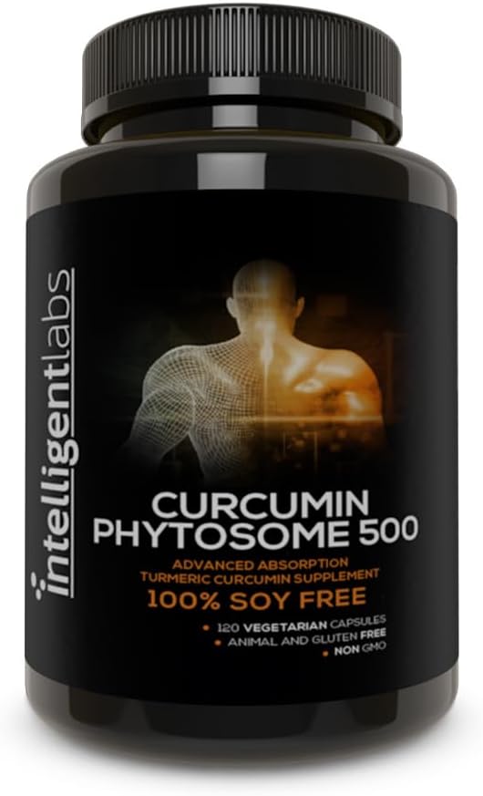 500MG Meriva Curcumin Phytosome Capsules, 2900% More Absorbent Than Regular Turmeric, 100% Soy Free - 120 Count