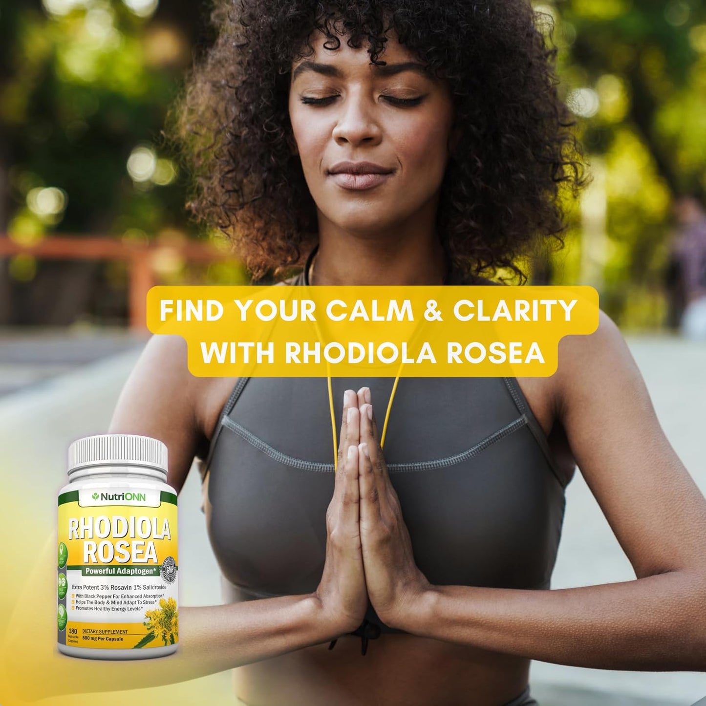 500mg Rhodiola Rosea Supplement - 180 Vegan Capsules - 3% Rosavin 1% Salidroside Extract - Non-GMO - Enhanced Absorption with Black Pepper - Energy & Stamina Support - 6 Month Supply - BoostGo Australia