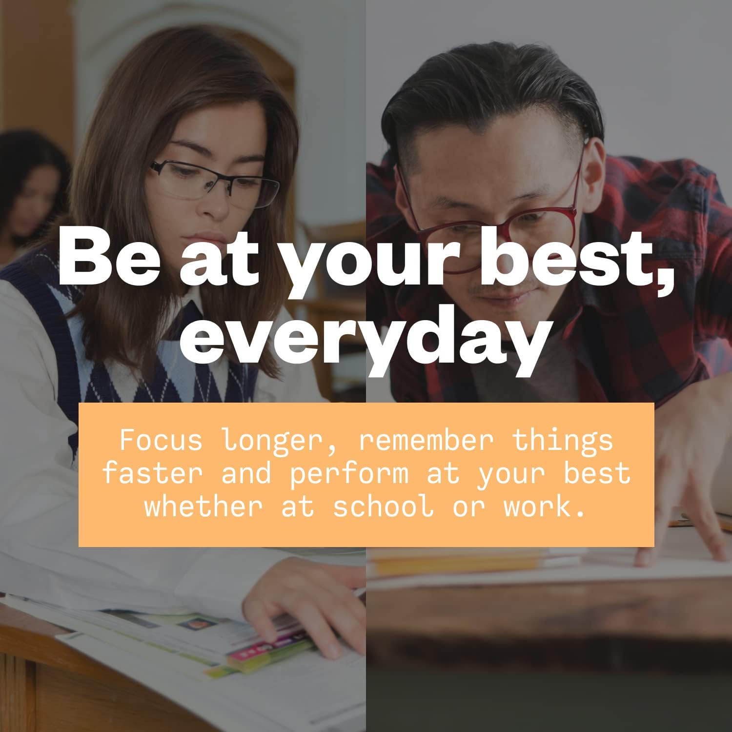 50g Purisure CDP Choline Powder: Citicoline Supplement for Focus, Energy, and Cognitive Function - 200 Servings