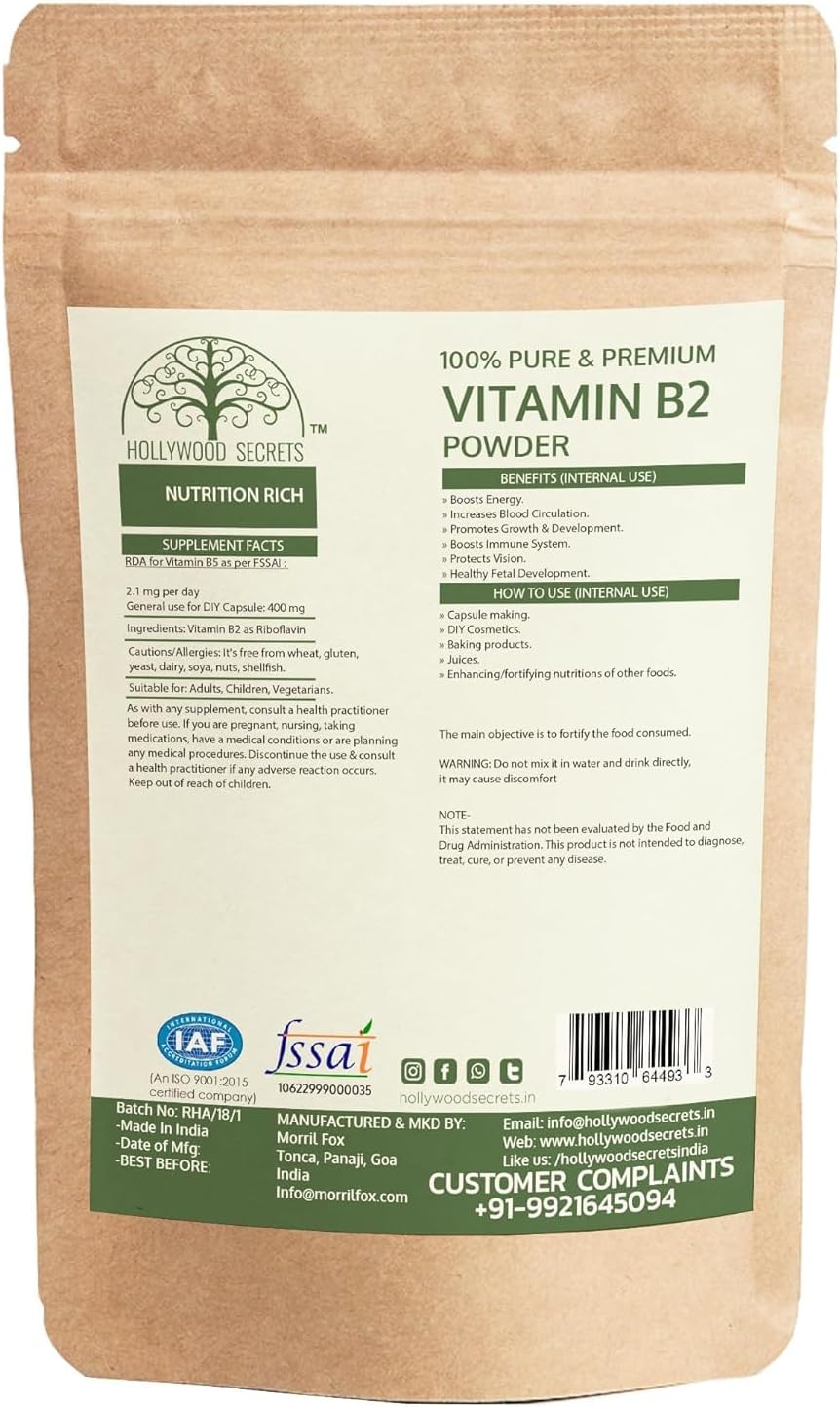 50gm Vitamin B2 Riboflavin Powder for ATS Systems