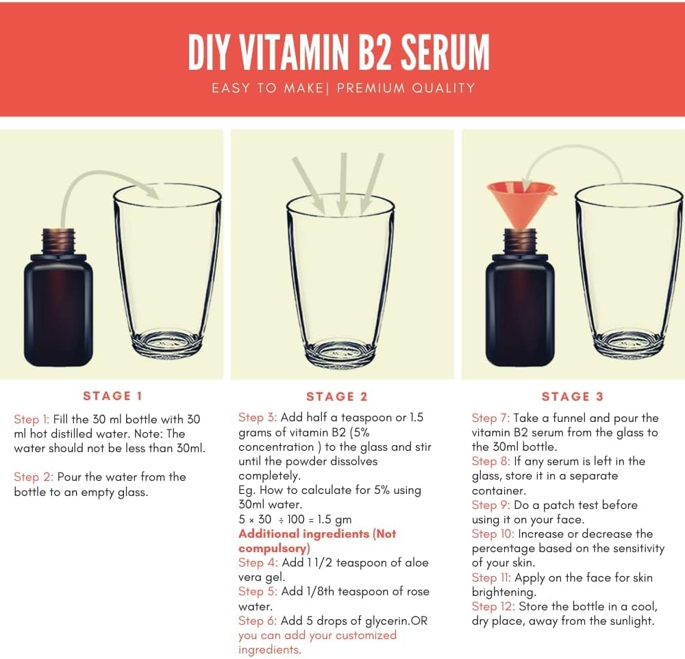 50gm Vitamin B2 Riboflavin Powder for ATS Systems