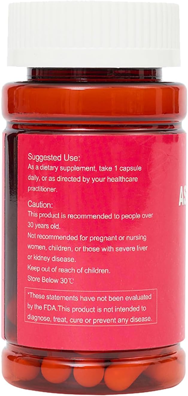 50mg Astragaloside IV Immune Support Supplement | Max Absorption Anti-Aging | 30 Enteric-Coated Capsules