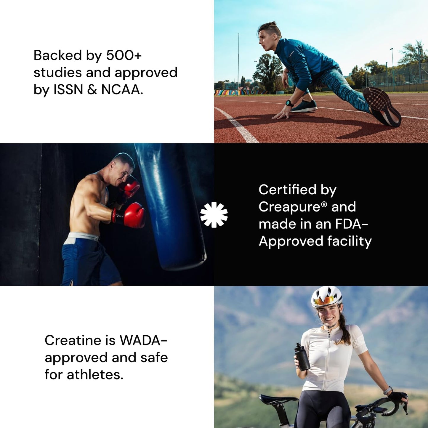 5g Creapure Creatine Monohydrate Powder for Strength, Energy & Recovery - 30 Packets | Vegan, Non-GMO, Sugar-Free, Unflavored