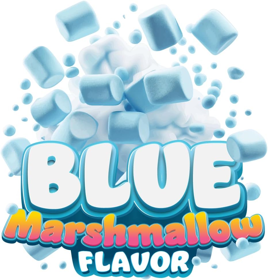 5lb Blue Marshmallow Whey Protein Powder with 25g Protein, Complete Amino Acids, Gluten-Free, Low Fat - Muscle Recovery & Antibody Support