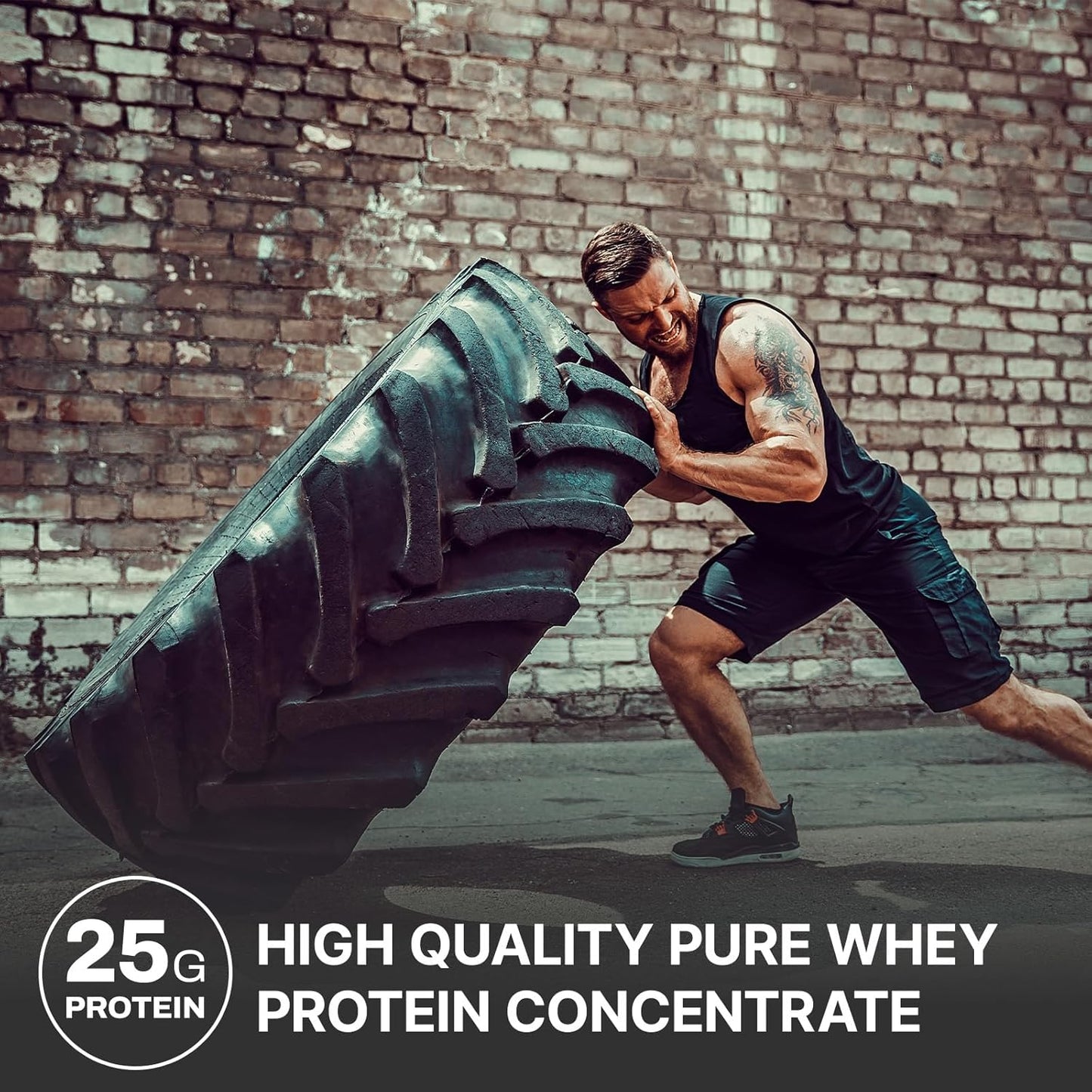 5lb NutraBio Classic Whey Protein Powder - Chocolate Peanut Butter Flavor - 25g Protein per Serving - No Fillers, Artificial Colors, or Preservatives - Low Glycemic Index