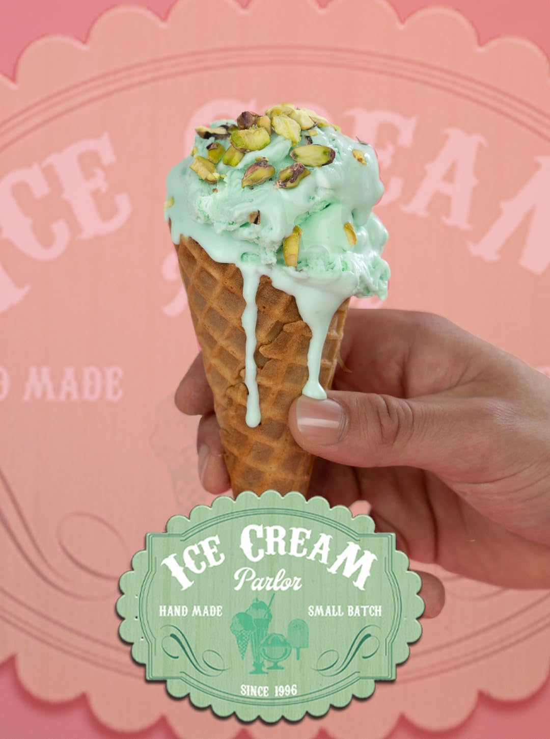 5lb NutraBio Classic Whey Protein Powder - Pistachio Delight Flavor - 25g Protein Per Serving - Full Amino Acid Profile - No Fillers or Preservatives