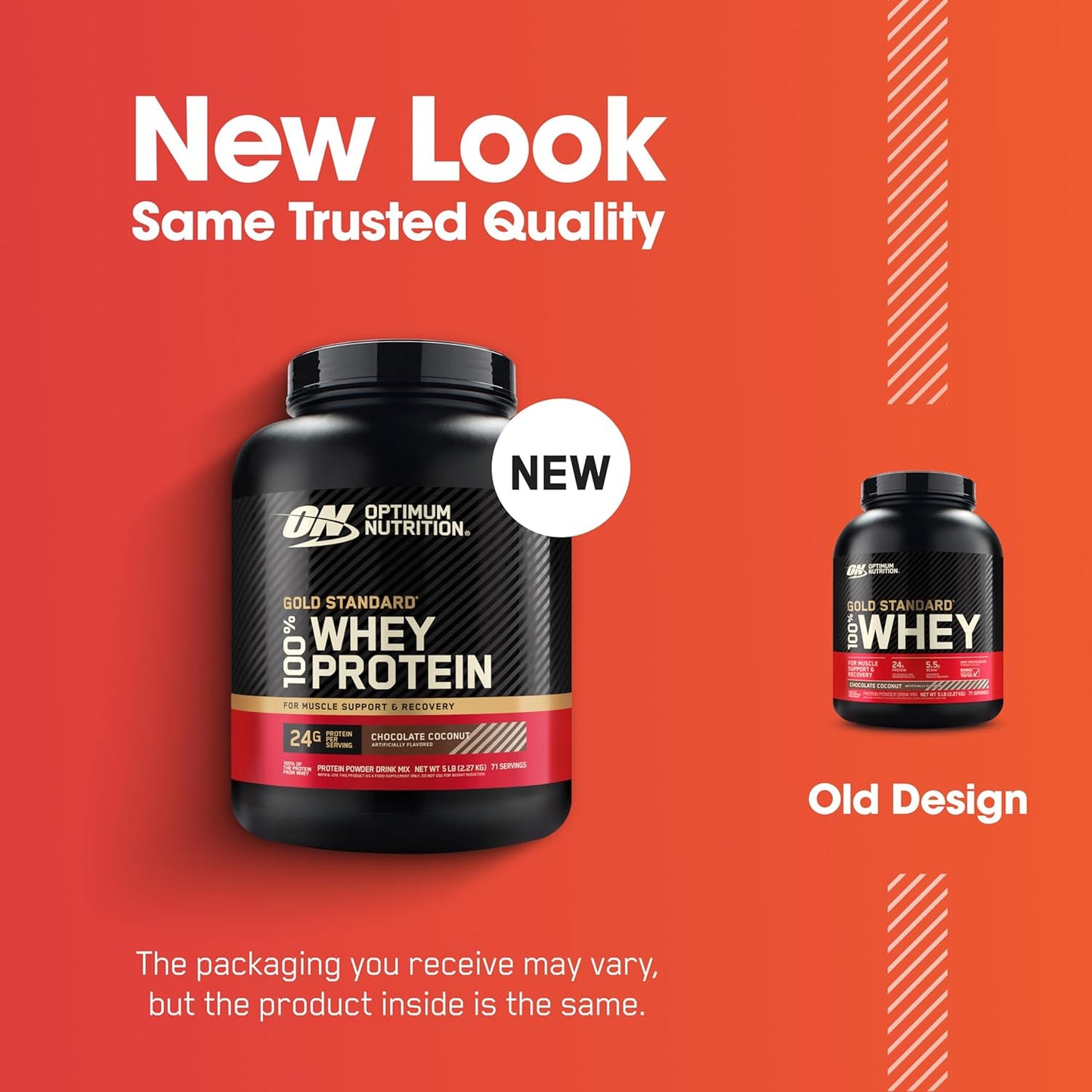 5lb Optimum Nutrition Gold Standard 100% Whey Protein Powder - Chocolate Coconut